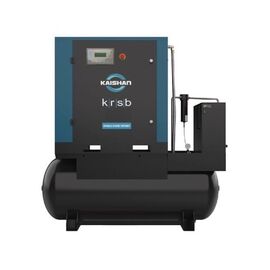Kaishan KRST-015A2F8D8U, 15 HP Rotary Screw Air Compressor with Air Dryer & Tank, 59 CFM, 125 PSI, 208/3/60