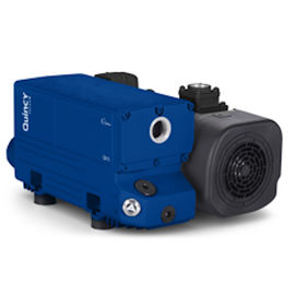 Quincy QV-7.5, 7.5 HP, 140 CFM Rotary Vane Vacuum Pump, 29.9 "HgV
