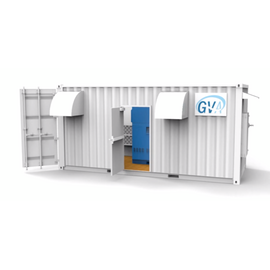 40ft Container Packaged with an Air Compressor, Tank, Air Dryer and Filtration System