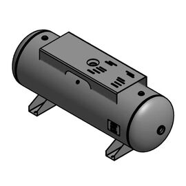 80 Gallon Air Tank Horizontal with Top Plate | A10032