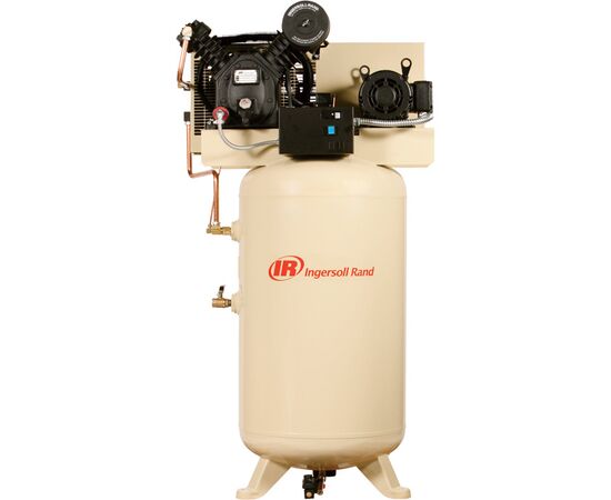 Ingersoll Rand 2545K10-V, Value 10 HP Piston Air Compressor, 35 CFM @ 175 PSI, 120 Gallon Vertical Tank