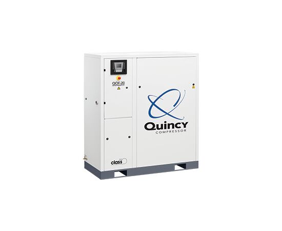 Quincy 20 HP Oilless Scroll Air Compressor 55.9 CFM, 116 PSI, 230/460 Volt 3 Phase | QOF-20