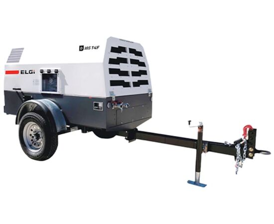 ELGi D185T4F, 185 CFM Diesel Driven Rotary Screw Air Compressor