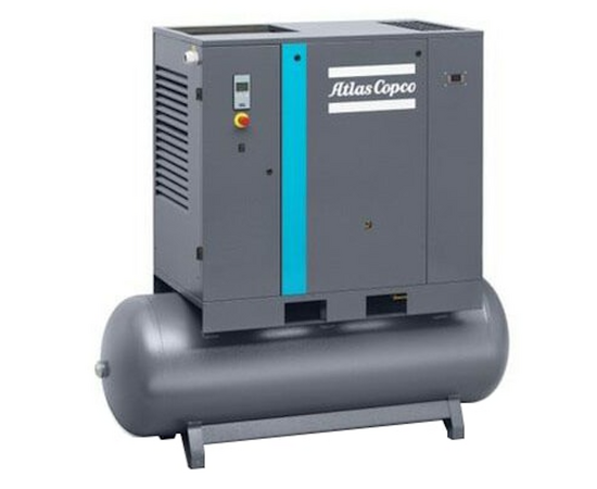 Atlas Copco G5-145T AFF, 7.5 HP Rotary Screw Air Compressor, 26.1 CFM, 53 Gallon Tank, Integrated Air Dryer 3-Phase | 8152103843