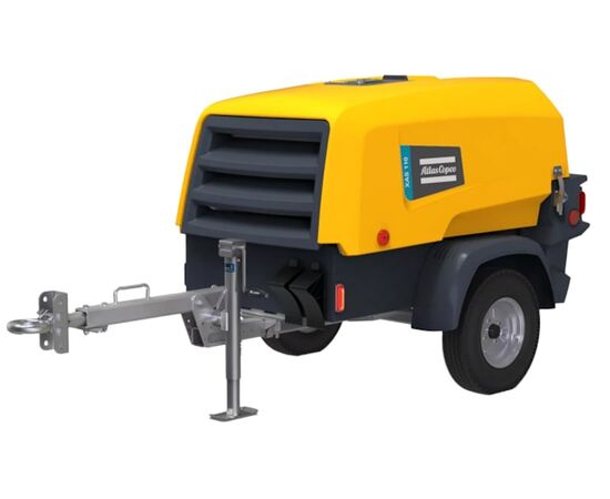 Atlas Copco XAS 185-150 PACE, 185 CFM Portable Rotary Screw Air Compressor | 8162010130