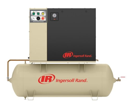 Ingersoll-Rand UP6-15c-125, 15 HP Ingersoll-Rand Rotary Screw Air Compressor 52 CFM @ 125 PSI, 80 Gallon Tank 3-Phase
