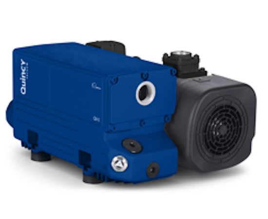 Quincy QV-7.5, 7.5 HP, 140 CFM Rotary Vane Vacuum Pump, 29.9 "HgV