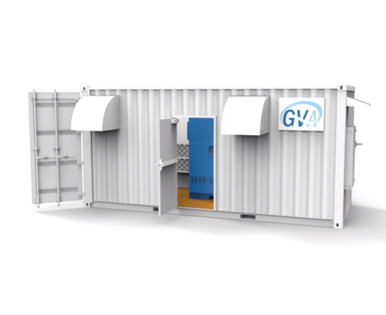 20ft Container Packaged with an Air Compressor, Tank, Air Dryer and Filtration System