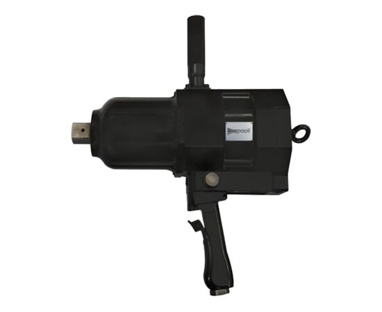 1-1/2" square drive, 10325 ft-lb max torque, 91 PSI operating pressure, double T-handle design.