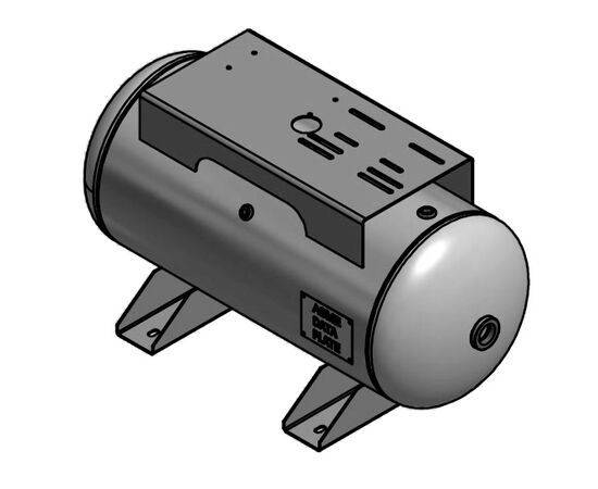 30 Gallon Air Tank Horizontal with Top Plate | A10028