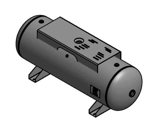 80 Gallon Air Tank Horizontal with Top Plate | A10032