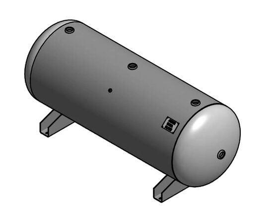 240 Gallon Air Tank Horizontal with Feet Only | A10037