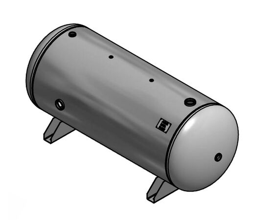 400 Gallon Air Tank Horizontal with Saddles | SteelFab | A10348